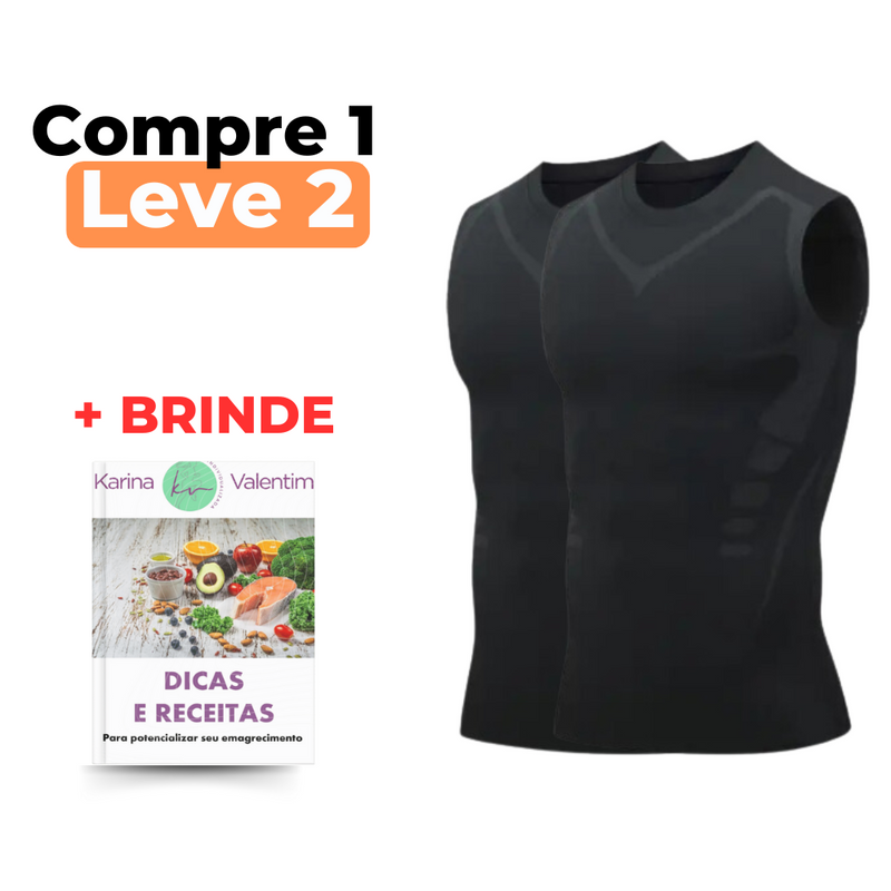 Camisa Modeladora - Ionic TechVest™ | COMPRE 1 LEVE 2 + 🎁 BRINDE