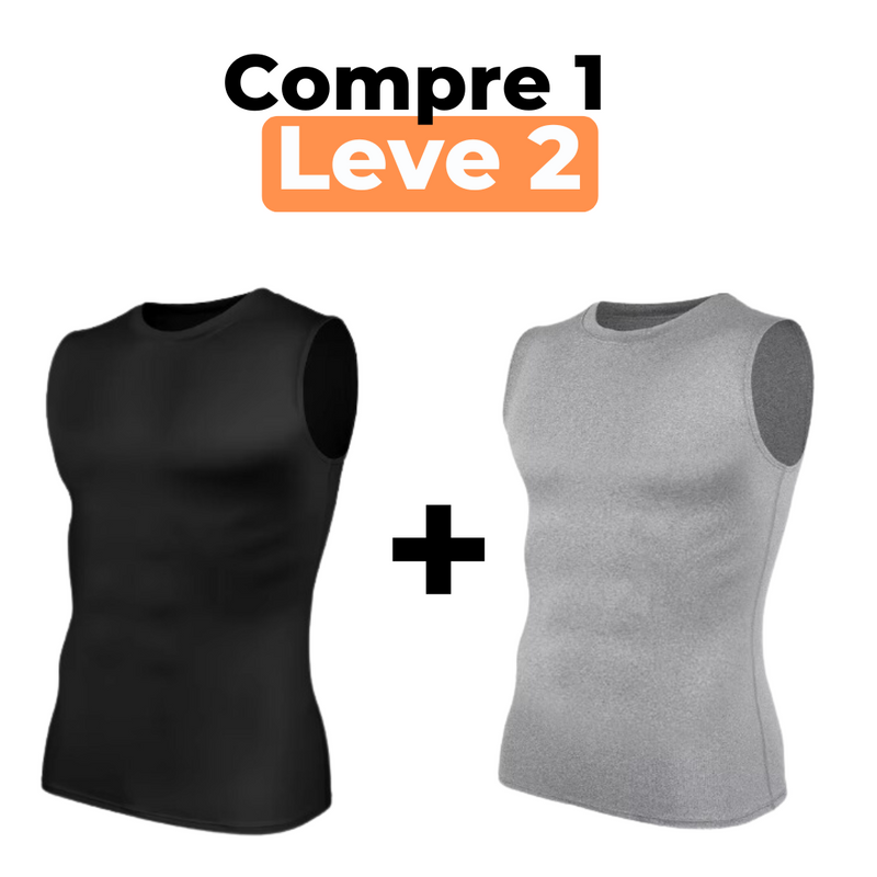 SlimFit Shaper™ - Regata de Compressão | COMPRE 1 LEVE 2