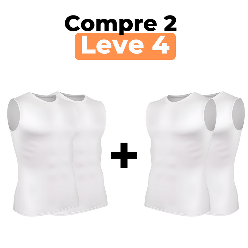 SlimFit Shaper™ - Regata de Compressão | COMPRE 1 LEVE 2