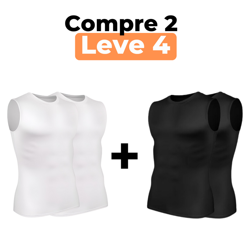 SlimFit Shaper™ - Regata de Compressão | COMPRE 1 LEVE 2