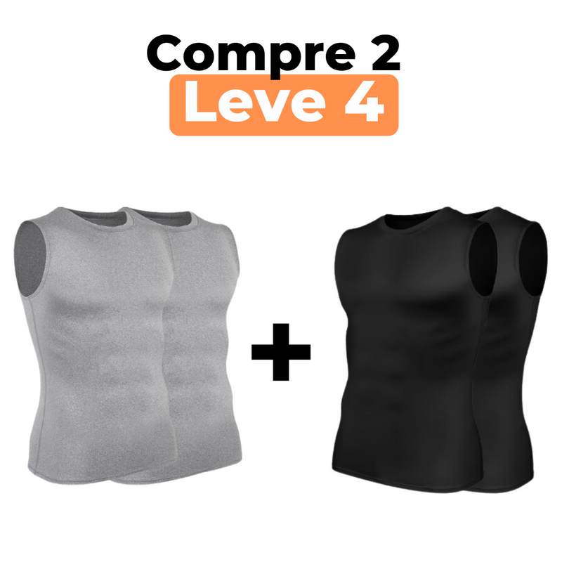 SlimFit Shaper™ - Regata de Compressão | COMPRE 1 LEVE 2