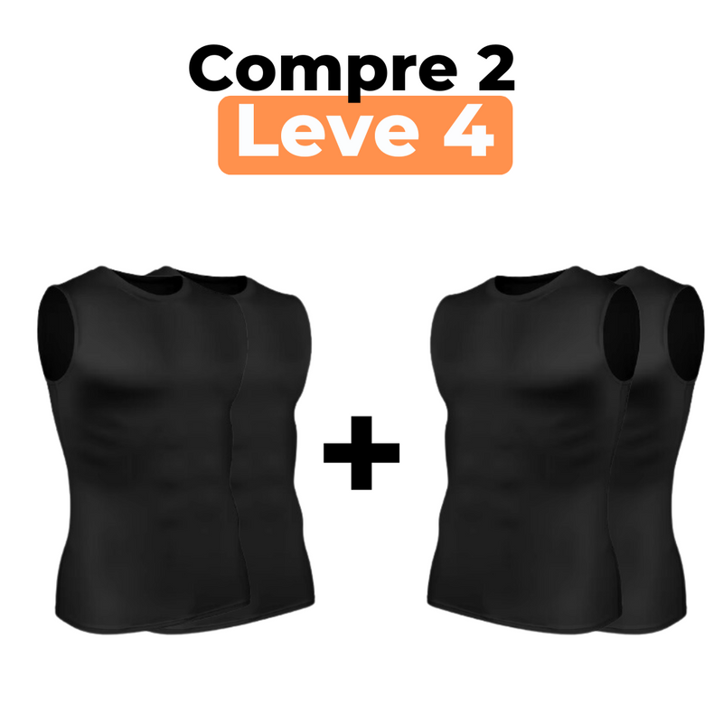 SlimFit Shaper™ - Regata de Compressão | COMPRE 1 LEVE 2