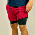 Shorts 2 em 1 Esportivo