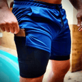 Shorts 2 em 1 Esportivo