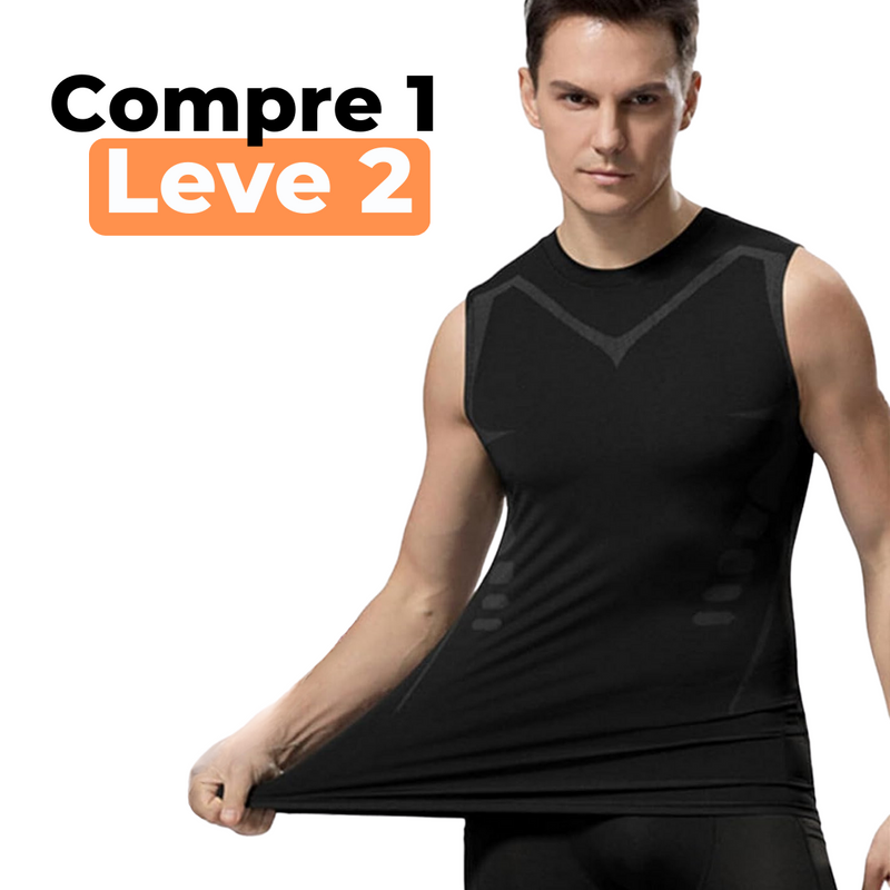 Camisa Modeladora - Ionic TechVest™ | COMPRE 1 LEVE 2 + 🎁 BRINDE