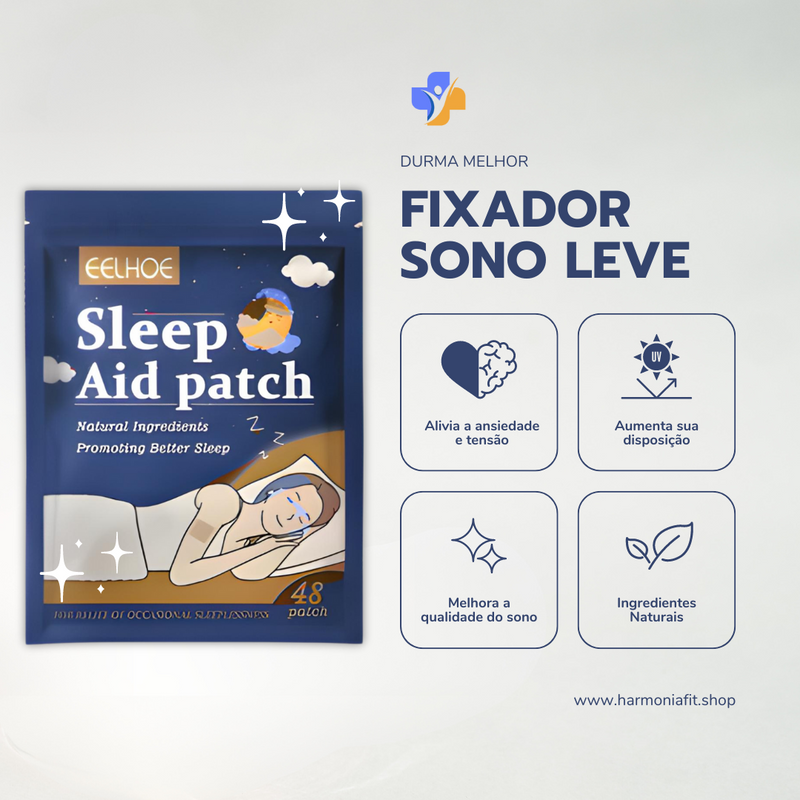 Fixador Sono Leve - Adesivo de Melatonina | COMPRE 2 LEVE 3